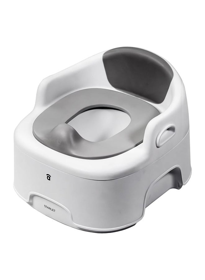 asalvo 3-In-1 Starlet Urinal Potty With Toilet Reducer And Elevator, White - Image 2