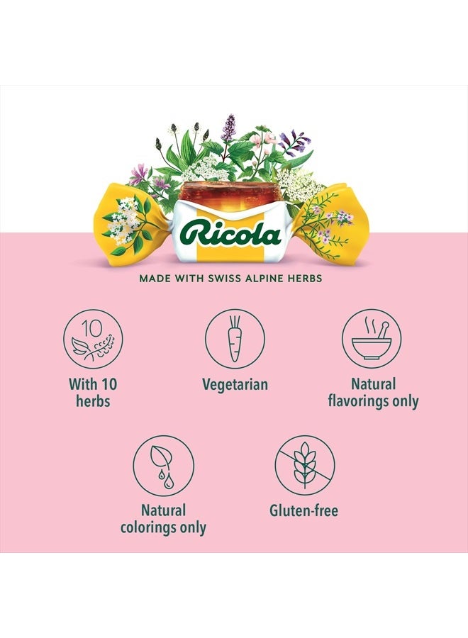 Ricola Cherry Throat Drops, 45 Count, Daily Drops For Delicious Throat Refreshment, Oral Anesthetic, Naturally Flavored - Image 4