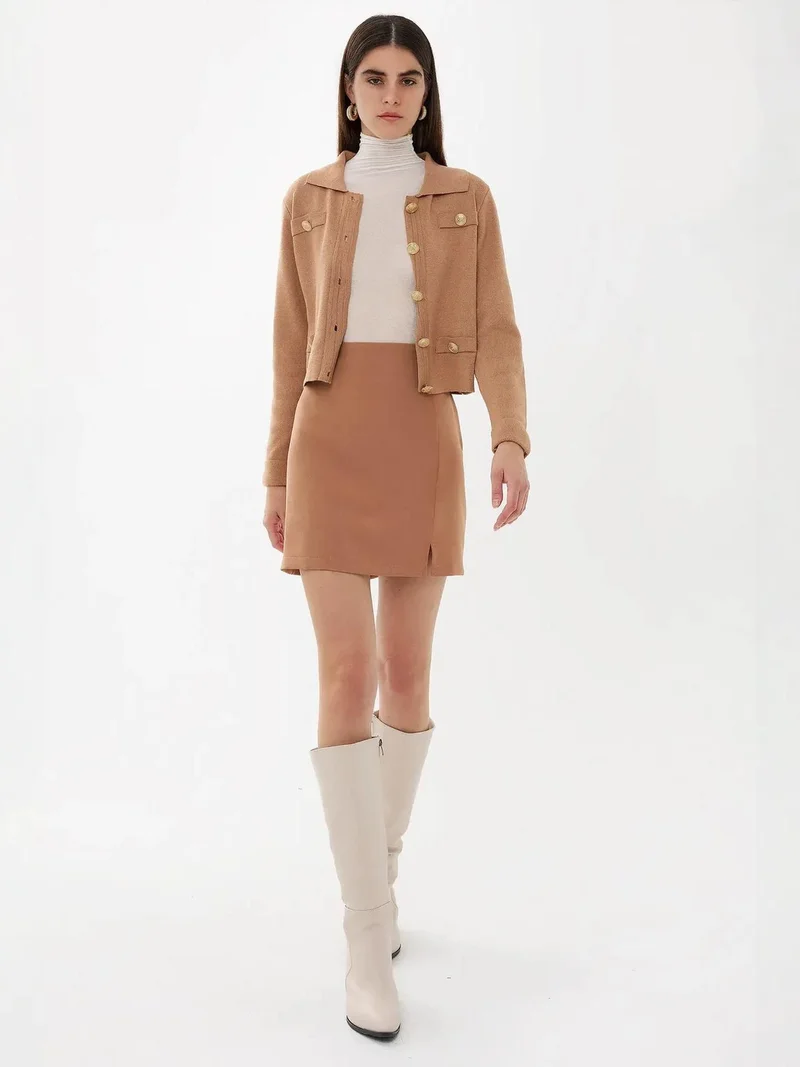 HICCUP  High-Waist Side-Slit Skirt for Women | Best Price UAE