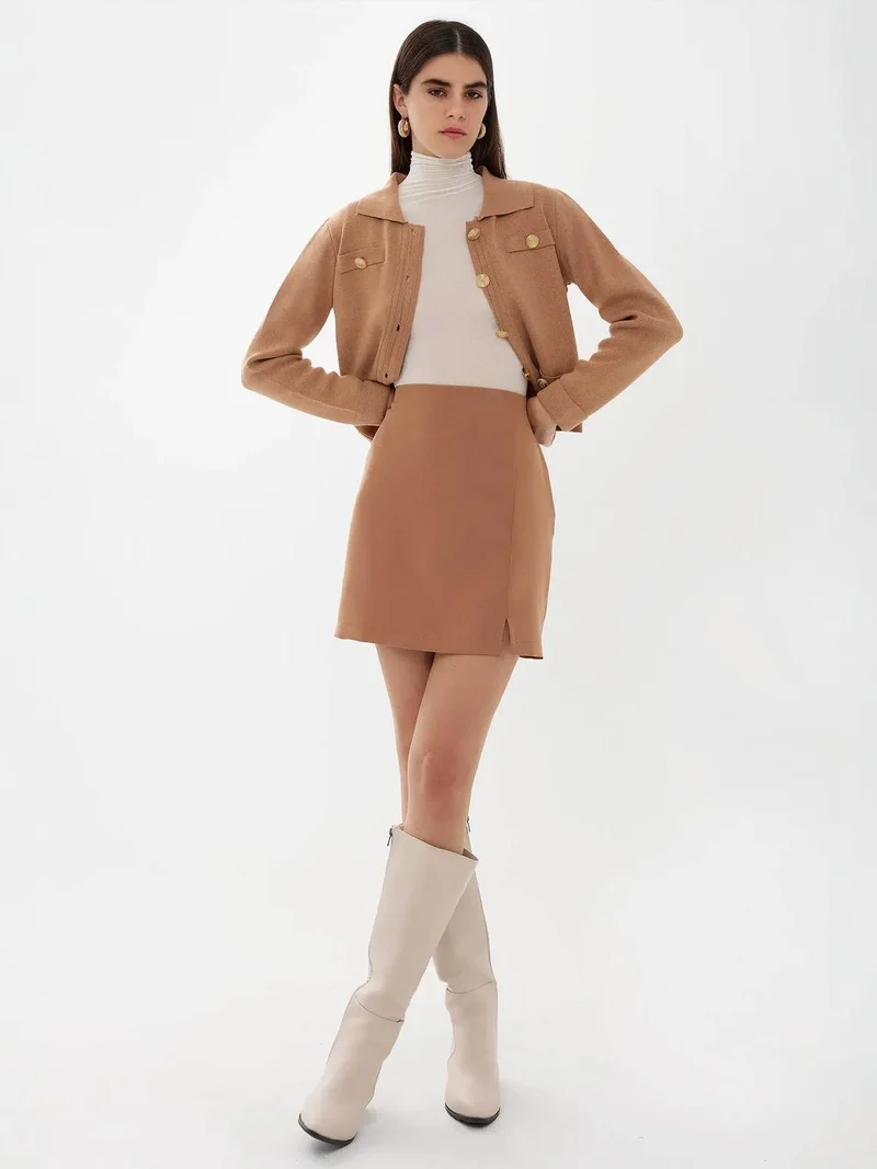 HICCUP  High-Waist Side-Slit Skirt for Women | Best Price UAE
