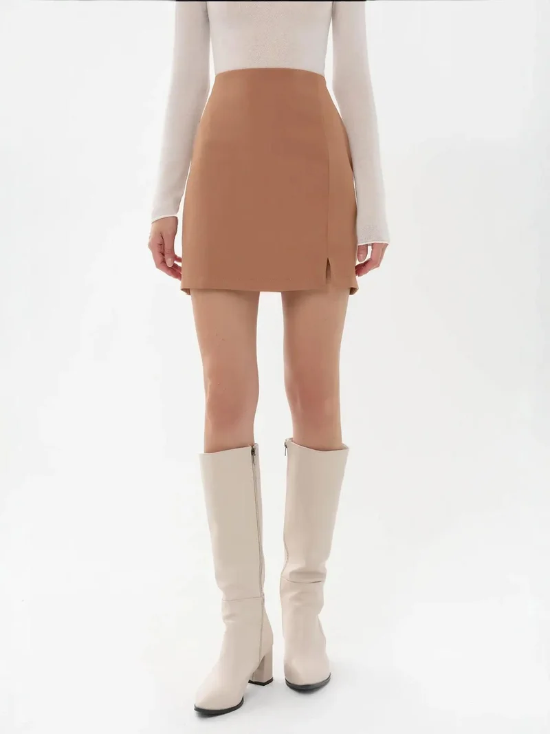 HICCUP  High-Waist Side-Slit Skirt for Women | Best Price UAE