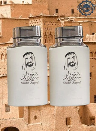 2 Pieces Sheikh Zayed Perfume White 100ml EDT - pzsku/ZD276FB65D473A3EBD362Z/45/_/1716843477/649ab4db-13c4-4352-9c89-6954f8f6d120