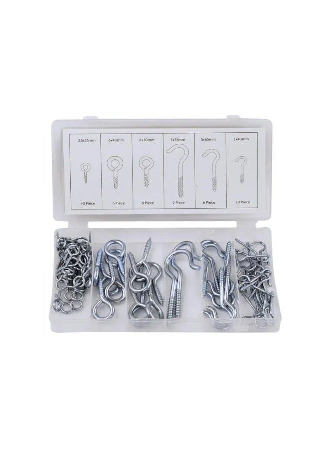 رولسون مجموعة من 80 قطعة من مسامير الخطاف والعين 61287 - Image 2