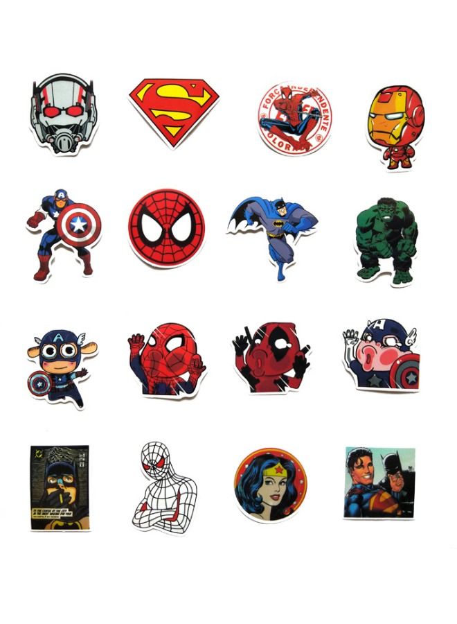 مجموعة ملصقات دودل برسومات كرتونية مارفل سوبر هيرو 50 قطعة - Image 4