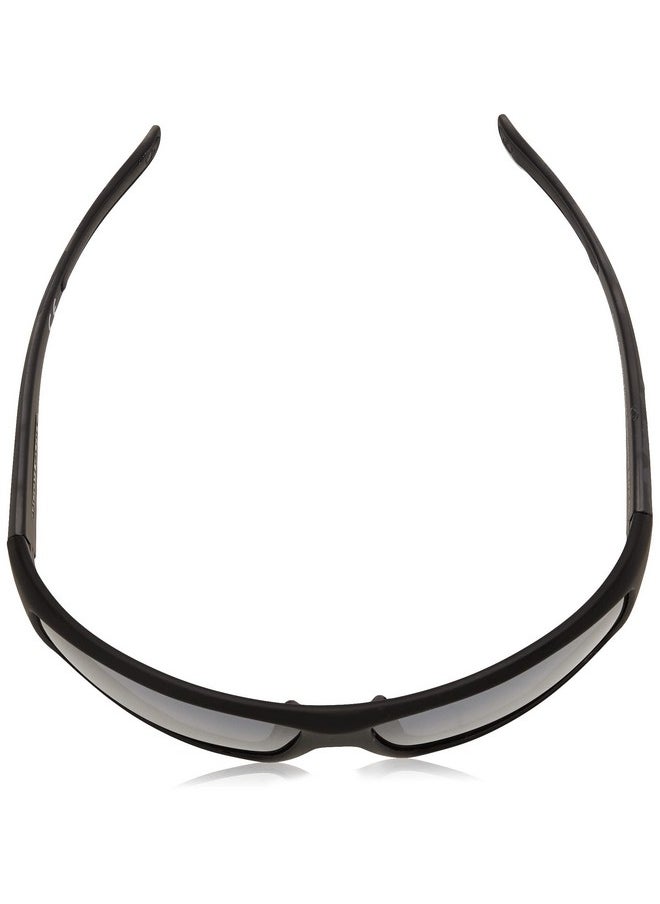 Body Glove Men'S Huntington Beach Sunglasses Polarized Wrap Matte Black Rubberized 61 Mm  - Image 4
