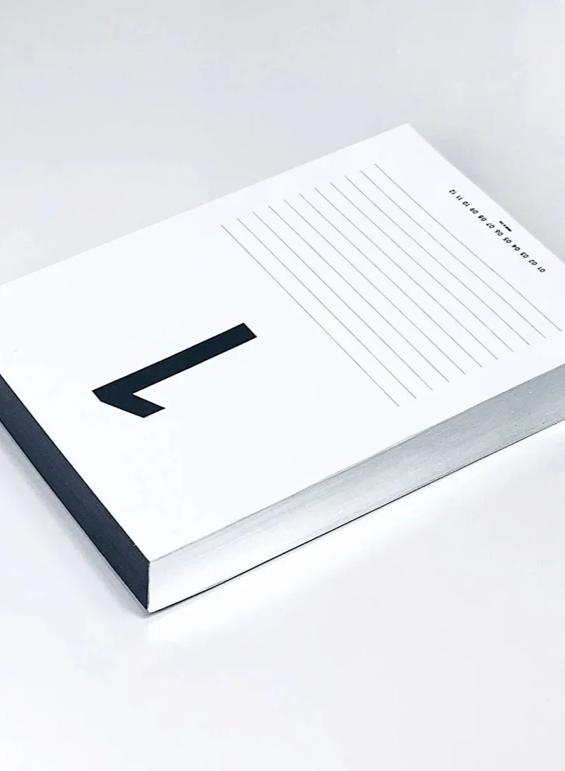 The Saffron Souk Daily Calendar Pad - Silver