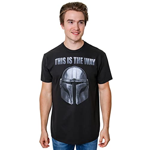 Disney Star Wars The Mandalorian This Is The Way T-Shirt(Black,X-Large) - Image 3