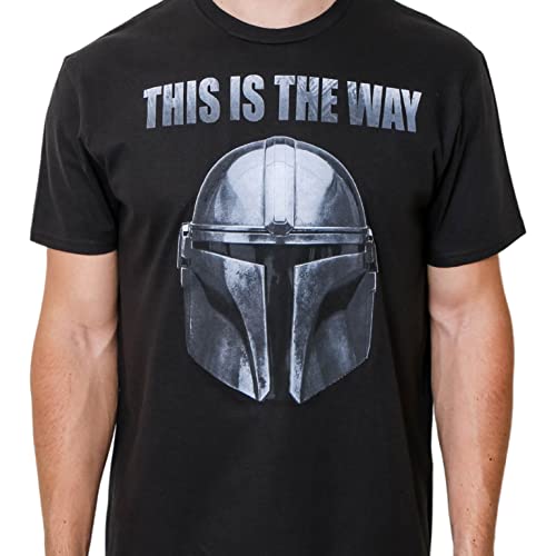 Disney Star Wars The Mandalorian This Is The Way T-Shirt(Black,X-Large) - Image 2