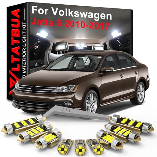 WLTATBUA LED Interior Light Kit Package Replacement for Volkswagen VW Jetta 6 MK6 2010 2011 2012 2013 2014 2015 2016 2017 - Image 1