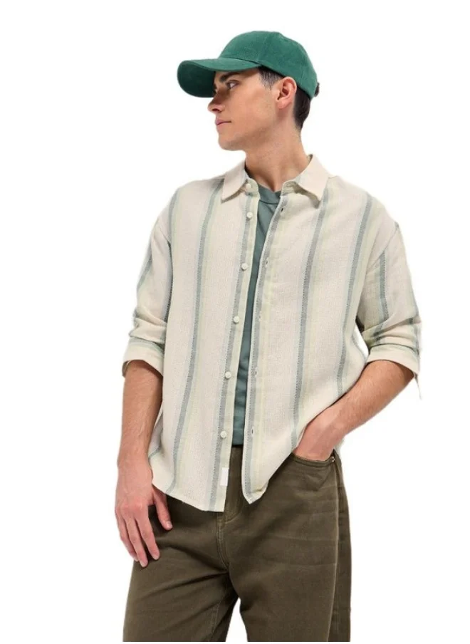 THE BEAR HOUSE Men's Shirt for Casual and Formal Wear | Classic Button-Down Style for Office, Daily Use, Travel, Events & All-Season Outfits | Versatile & Stylish Wardrobe Essential for Every Occasion