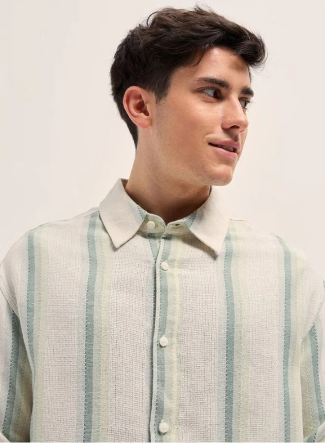 THE BEAR HOUSE Men's Shirt for Casual and Formal Wear | Classic Button-Down Style for Office, Daily Use, Travel, Events & All-Season Outfits | Versatile & Stylish Wardrobe Essential for Every Occasion