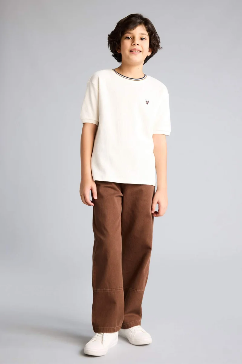 ديفاكتو Boy Embroidered T-Shirt