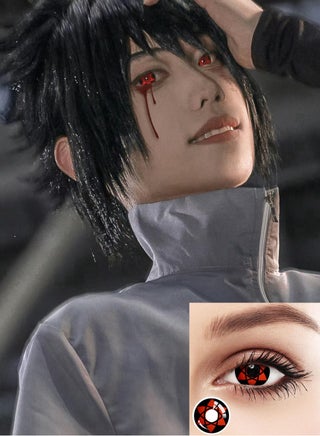 Uchiha Sasuke Sharingan Naruto Yearly Colored Contact Lenses, Unisex Cosmetic Contact Lenses, Enlargement Collection, Cosplay, With Case - pzsku/ZD2776A21524E01F15A5AZ/45/_/1727340754/0a15049b-abd8-4d1c-8357-d2c1d78ade05