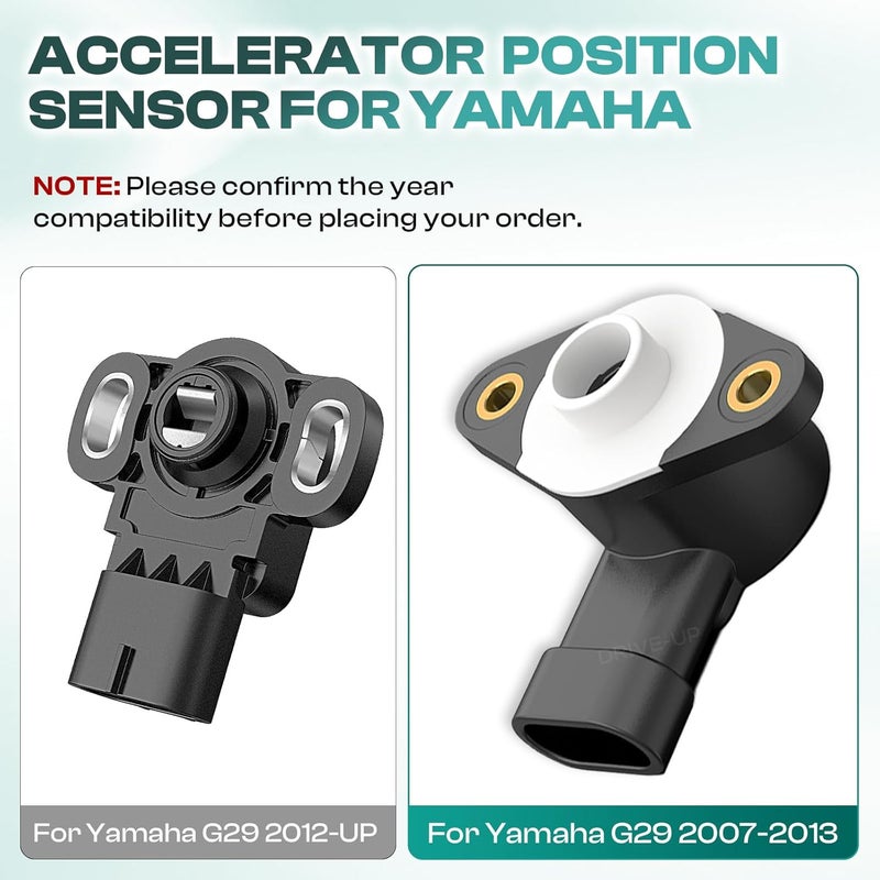 Drive-up Golf Cart Throttle Position Sensor Accelerator Fits for Yamaha G29 YDRE 2007-2013 Golf Carts, OEM JW2-H5885-00 - Image 4