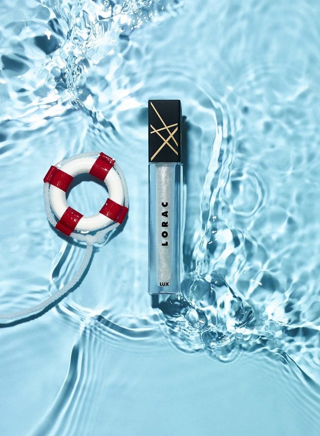 Lorac LUX Diamond Lip Gloss | Genuine Diamond Dust | Non-Sticky | High Tide White - Image 5