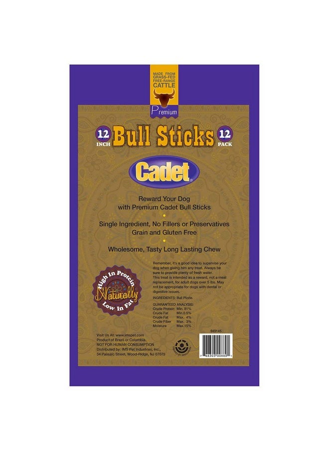 Cadet Cadet Gourmet Bull Sticks 12 Pack, 21 oz (949145)  - Image 2