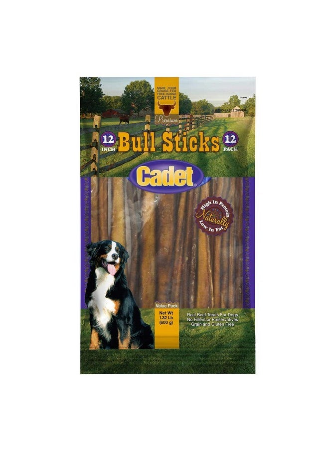 Cadet Cadet Gourmet Bull Sticks 12 Pack, 21 oz (949145)  - Image 1