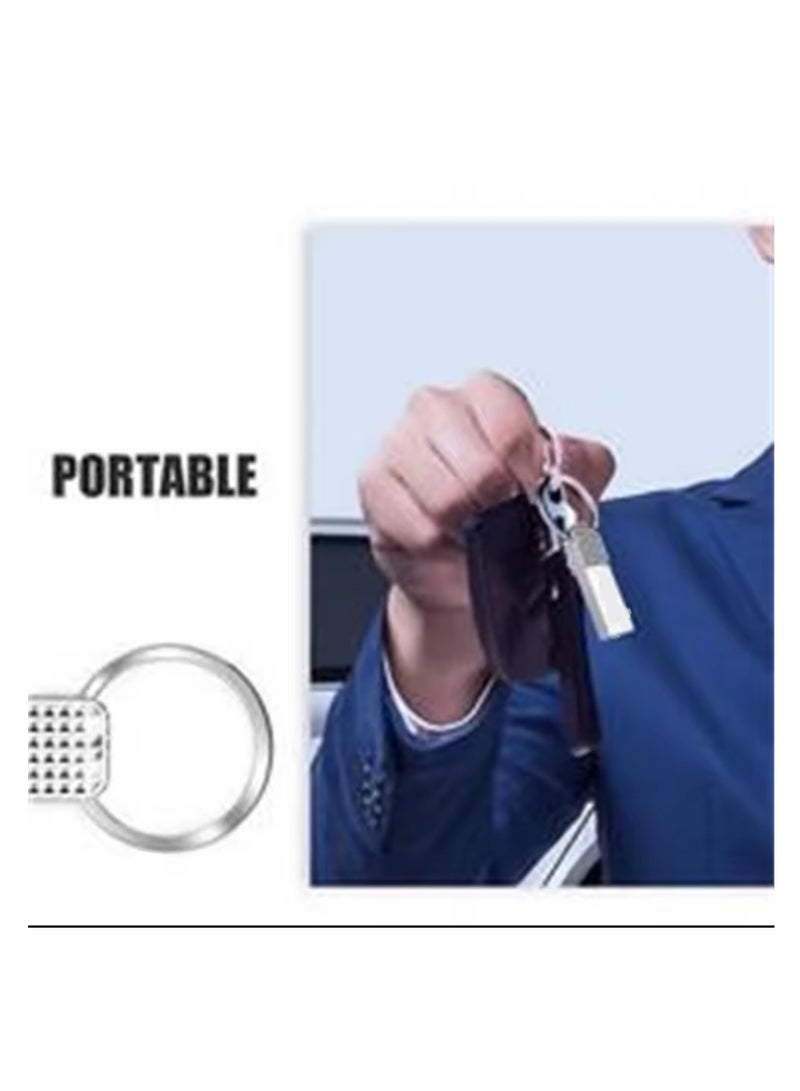 High-Speed 2TB USB Flash Drive – Sleek Metal Design Compatible with PC, TV, Car, and More - Image 4