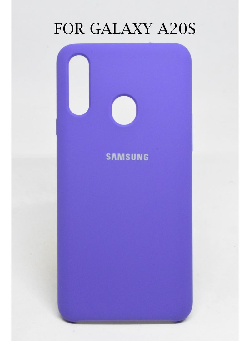 Galaxy Design Silicone Protective Case for Samsung Galaxy A 20S Cover Slim Stylish with Inside Microfiber Lining - Image 1