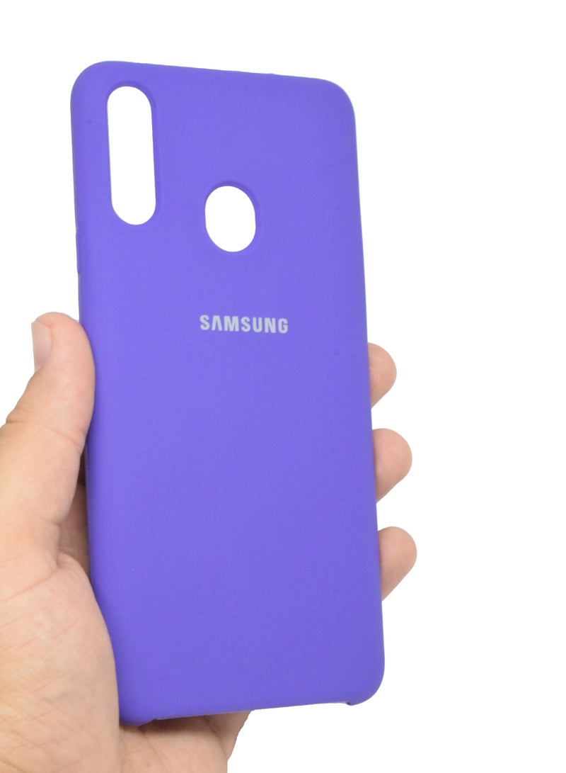 Galaxy Design Silicone Protective Case for Samsung Galaxy A 20S Cover Slim Stylish with Inside Microfiber Lining - Image 3