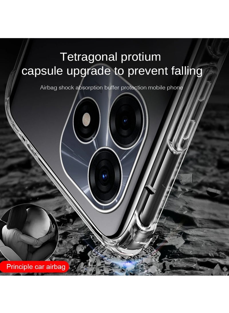 Techie غطاء حماية شفاف من TPU لزاوية Tecno Spark 20 مع حماية عدسة الكاميرا - Image 4