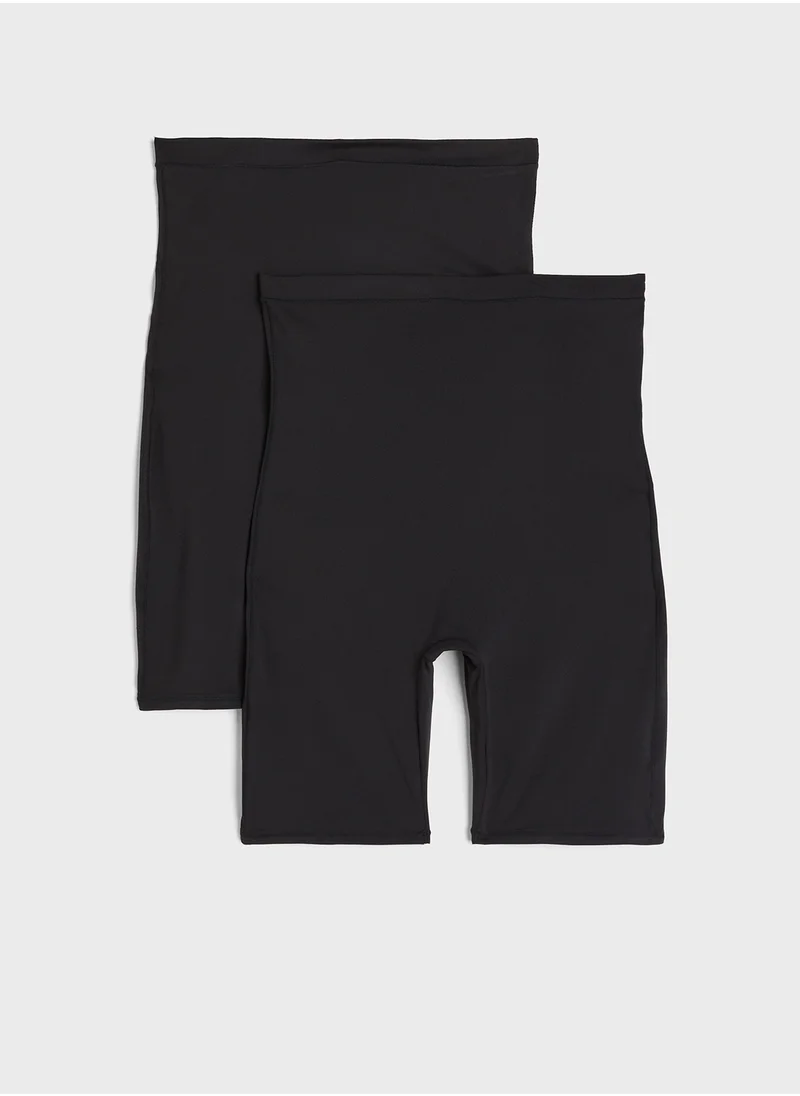 H&M 2 Pack High Waist Shorts