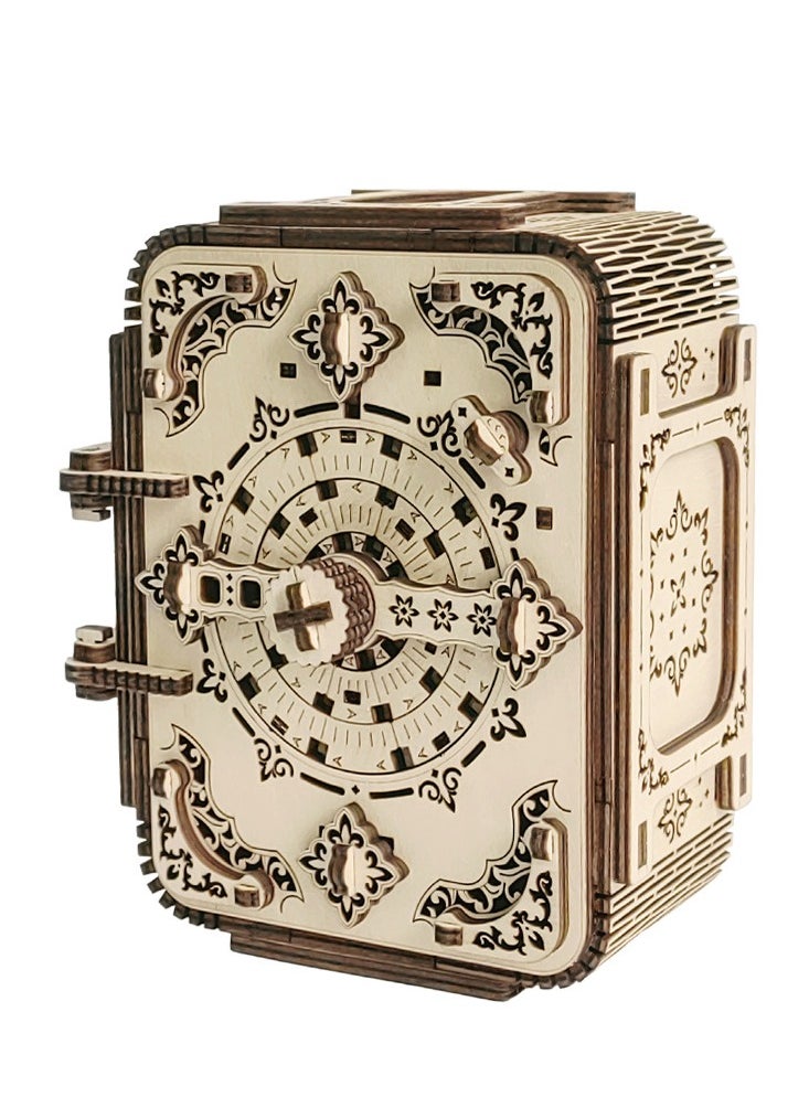 Y&D 3D Three Dimensional Wooden Music Puzzle Password Box  - Image 1