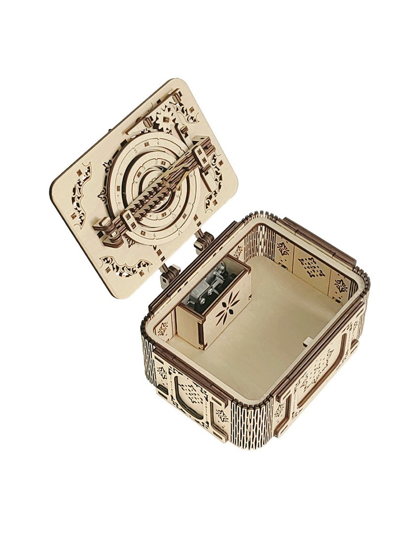 Y&D 3D Three Dimensional Wooden Music Puzzle Password Box  - Image 2