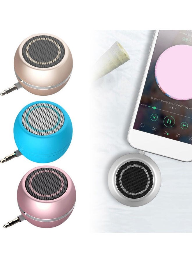 NIBEMINENT A5 3.5mm Mini Music Speaker Loudspeaker Sound Amplifier for Mobile Phone Laptop Blue  - Image 2