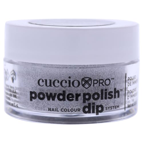 Cuccio Colour Powder Nail Polish Lacquer For Manicure And Pedicure Highly Pigmented Powder That Is Finely Milled Durable Finish With A Flawless Rich Color Silver Rainbow Mica 05 Oz I0097714 - Image 2