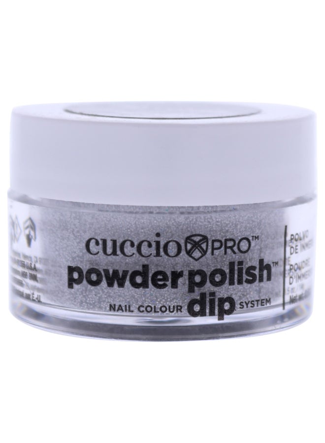 Cuccio Colour Powder Nail Polish Lacquer For Manicure And Pedicure Highly Pigmented Powder That Is Finely Milled Durable Finish With A Flawless Rich Color Silver Rainbow Mica 05 Oz I0097714 - Image 3