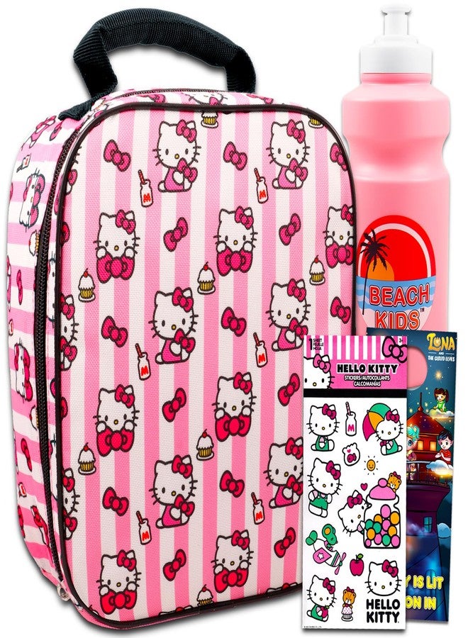 Hello Kitty Lunch Box for Girls Set - Hello Kitty Lunch Box, Water Bottle, Decal, More | Hello Kitty Lunch Bag - Image 1