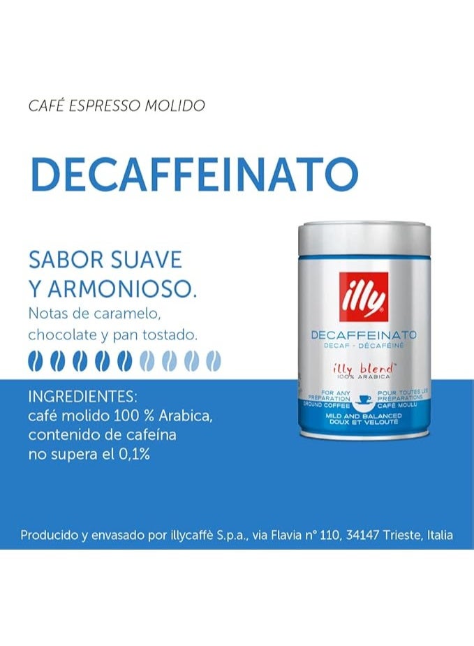 Illy Decaffeinated Ground Coffee 250g - Image 2