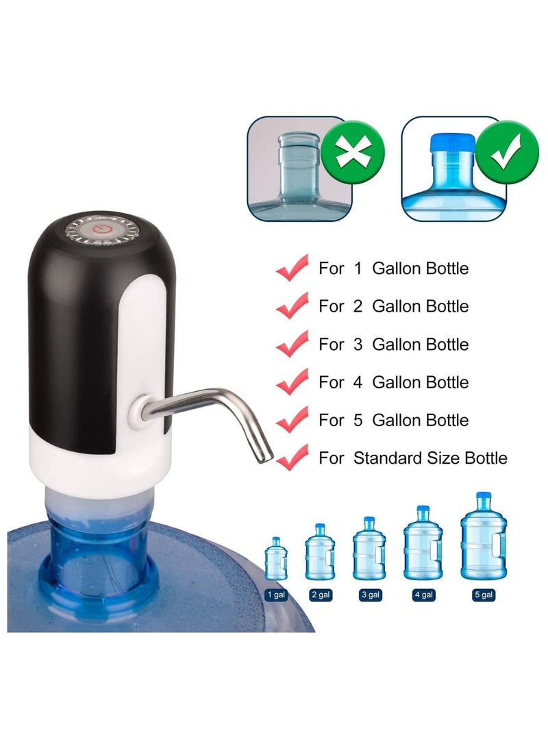 Gonice Water Bottle Electric Pump Rechargeable Electrical Wireless Dispenser For Drinking Water Bottle - Image 4