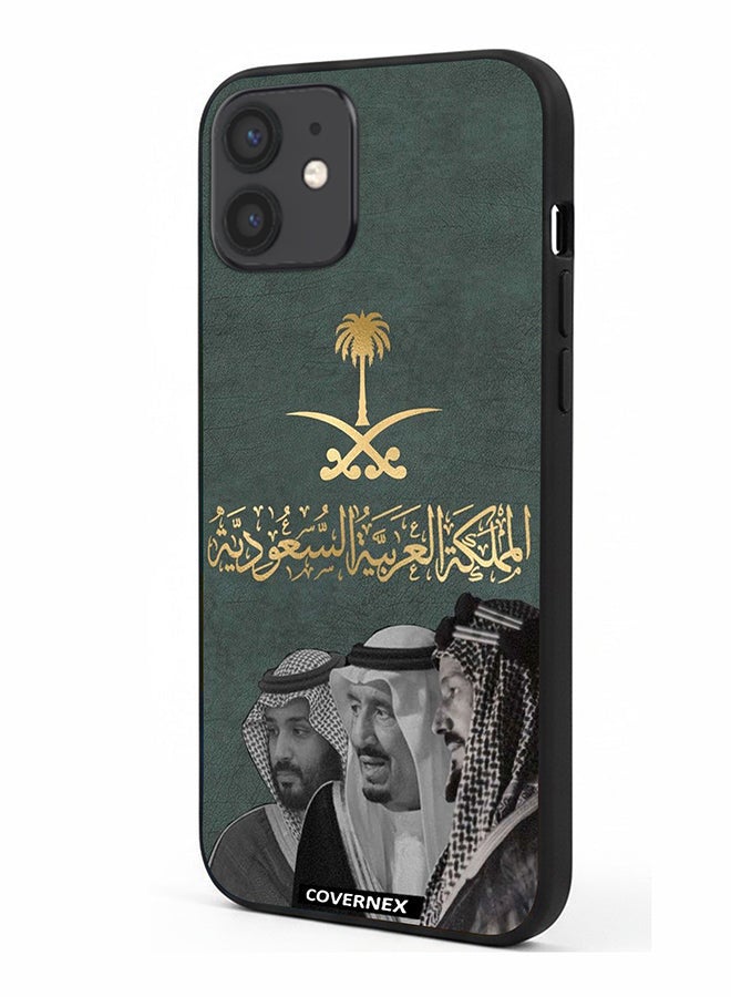 Covernex Apple iPhone 12 Protective Case Cover Printed Featuring Founders and Leader with Saudi Emblem - Image 1