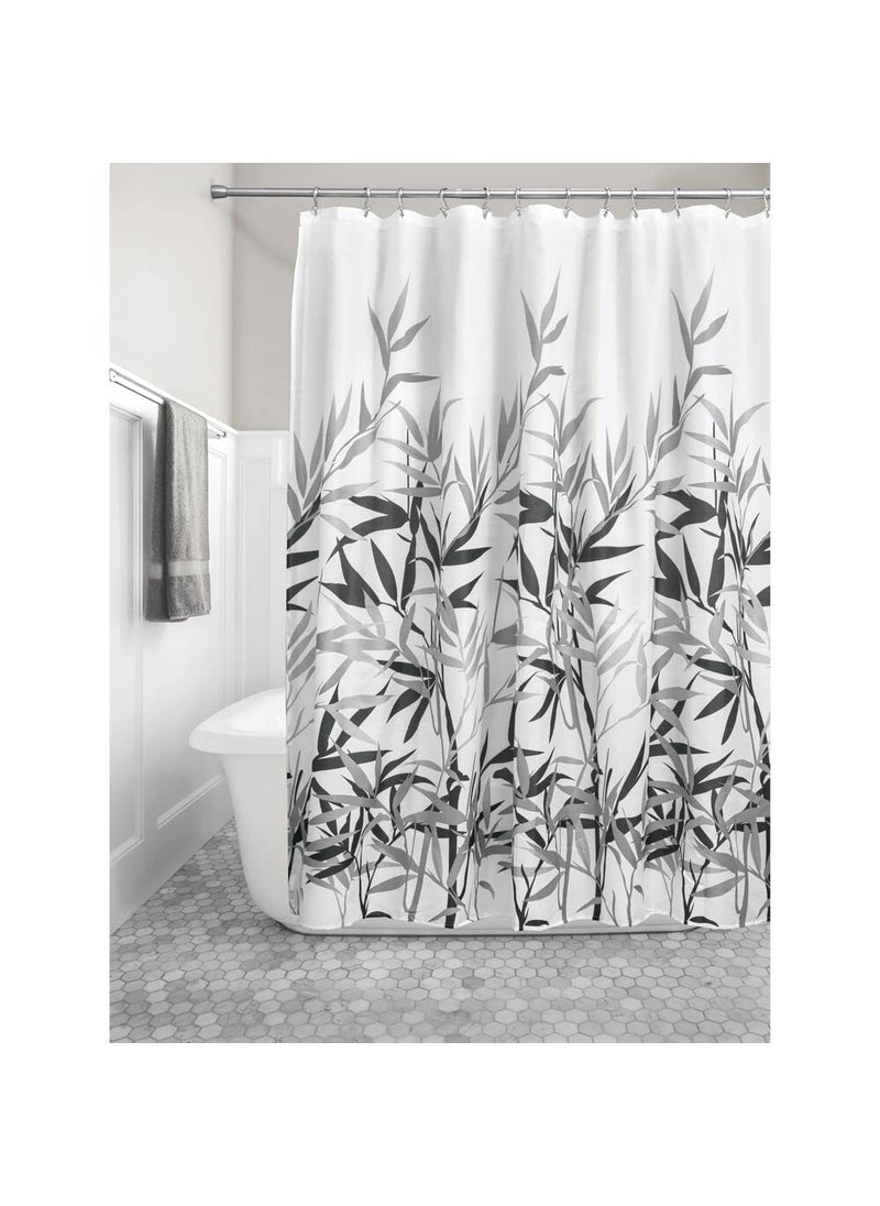 InterDesign InterDesign Anzu Polyester Shower Curtain Finish: Gray Print  - Image 2