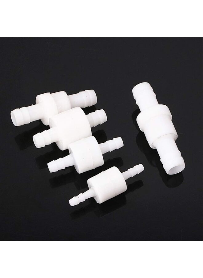 صمام فحص خطي أحادي الاتجاه من خرطوم الشائك، مقاوم للأوزون، صمام فحص بلاستيكي أحادي الاتجاه لمضخة الوقود والماء والغاز والهواء، قطعتان (المقاس: 8 مم) - Image 5