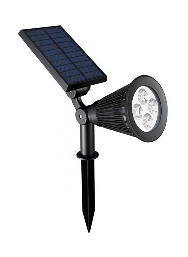 NIBEMINENT LED Solar Powered Wall Lights Black 4x6centimeter - Image 1