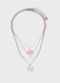 Chain Detailed Layered Necklace