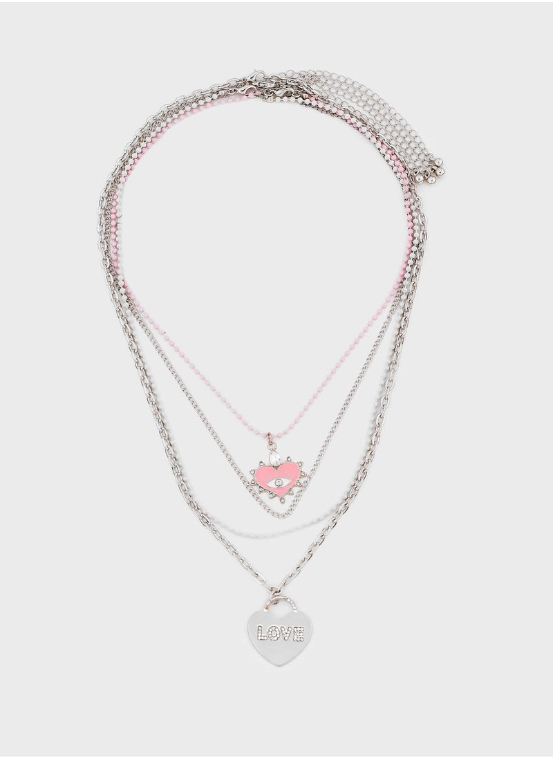 VERO MODA - Chain Detailed Layered Necklace - Image 1