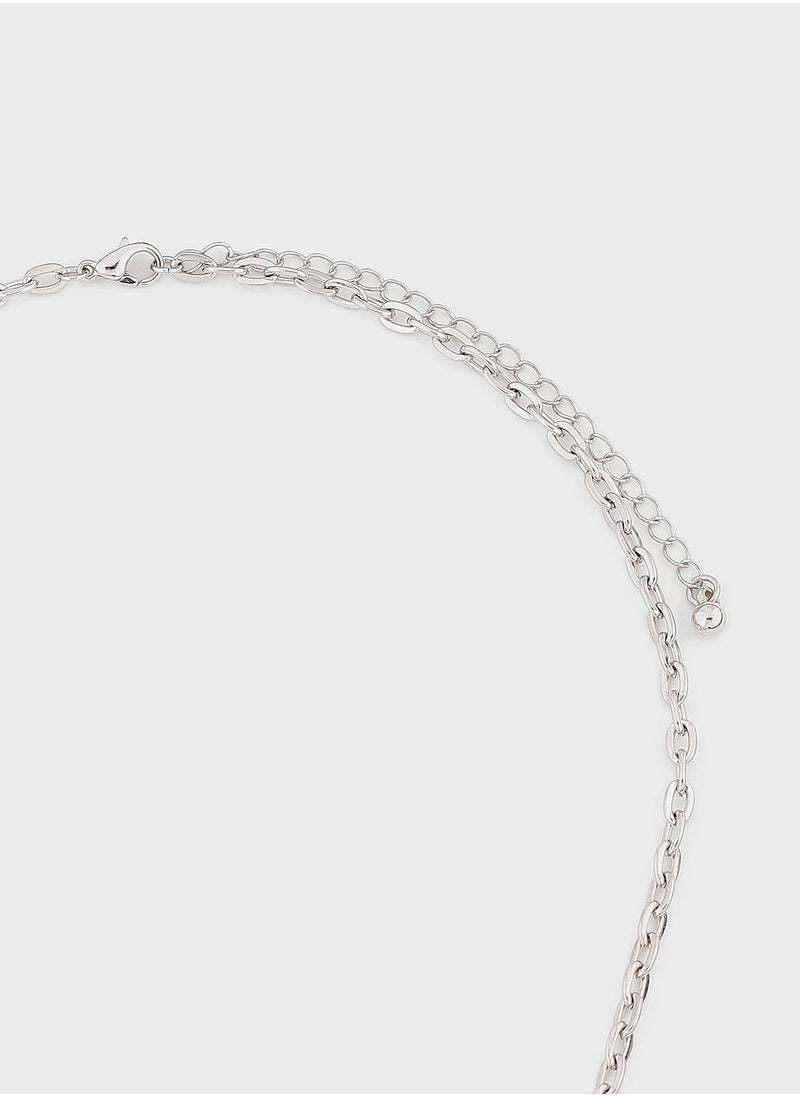 VERO MODA - Chain Detailed Layered Necklace - Image 1