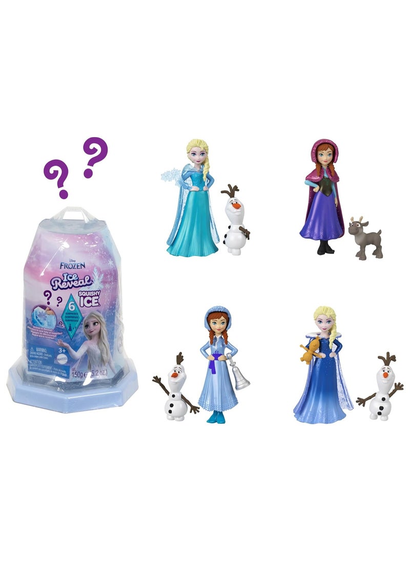 Disney Princes - Mattel Disney Frozen Ice Reveal Surprise Small Doll with Ice Gel (Dolls May Vary) - Image 1