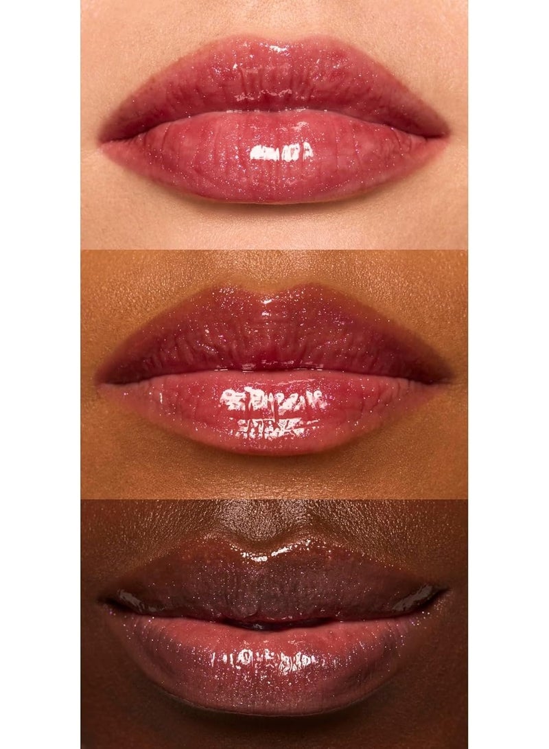 إلف زيت الشفاه المنعش والمغذي والمرطب بلمسة نهائية لامعة للغاية وطبقة شفافة من اللون، غير لزج، لون النبيذ الرائع - Image 4