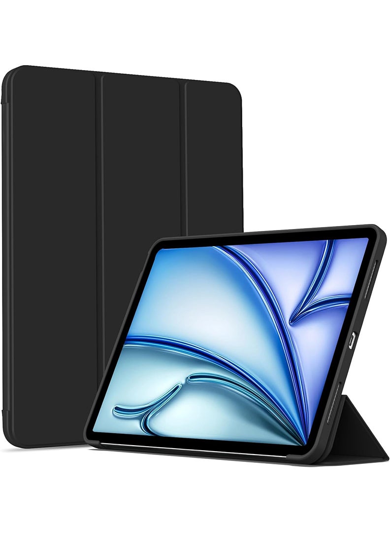 Theodor Protective Flip Case For Apple iPad Air 13 (2024) With Trifold Stand Auto Wake Sleep Shockproof Cover - Image 1