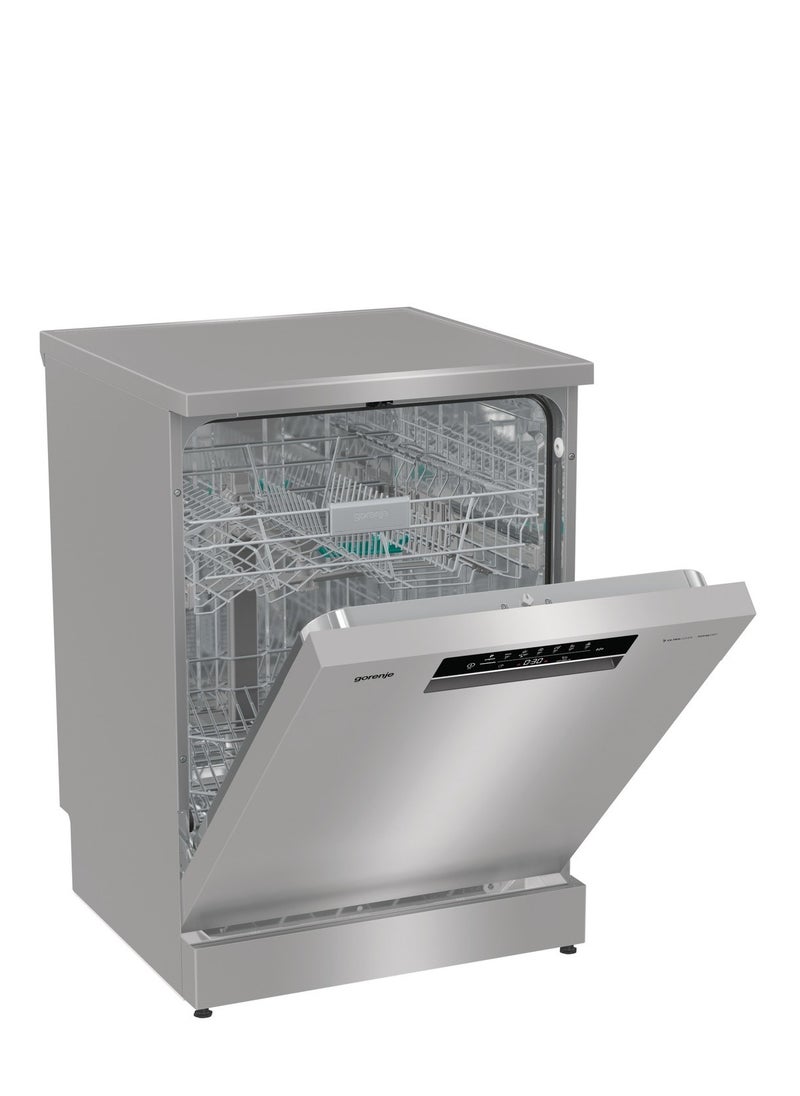 Gronje Dishwasher 14 place settings 6 programs Touch Control 2 drawers automatic door opening GS642D61X  - Image 1