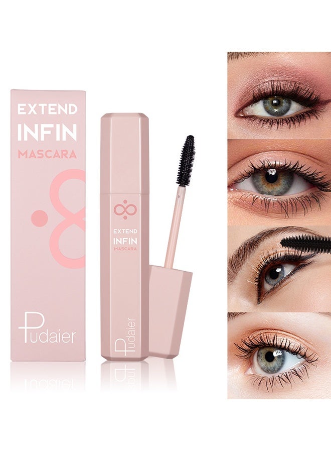 pudaier Extend Infin Mascara, Waterproof Long Lasting Mascara Black Volume and Length Natural, Exquisitely Full, Lengthening Thickening Softer Fuller Lashes Amplify Smudge-Proof Eyelash Mascaras - Image 1