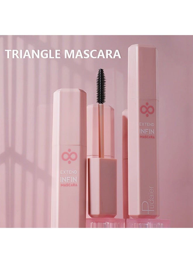 pudaier Extend Infin Mascara, Waterproof Long Lasting Mascara Black Volume and Length Natural, Exquisitely Full, Lengthening Thickening Softer Fuller Lashes Amplify Smudge-Proof Eyelash Mascaras - Image 2