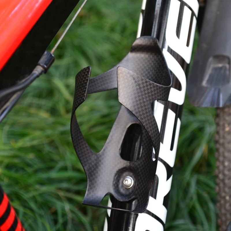 TPard Carbon Fiber Water Bottle Holder for Bicycle Mountain Bike Cup Holder Ultralight Bike Water Bottle Cages for MTB Mountain Road Bike Cycling - Image 2