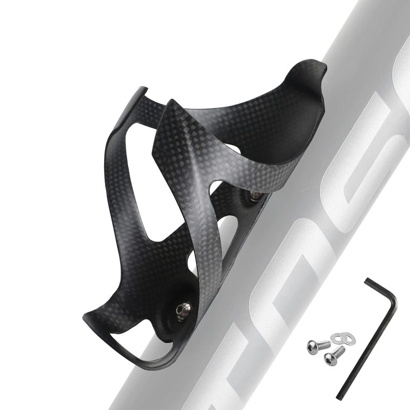 TPard Carbon Fiber Water Bottle Holder for Bicycle Mountain Bike Cup Holder Ultralight Bike Water Bottle Cages for MTB Mountain Road Bike Cycling - Image 1