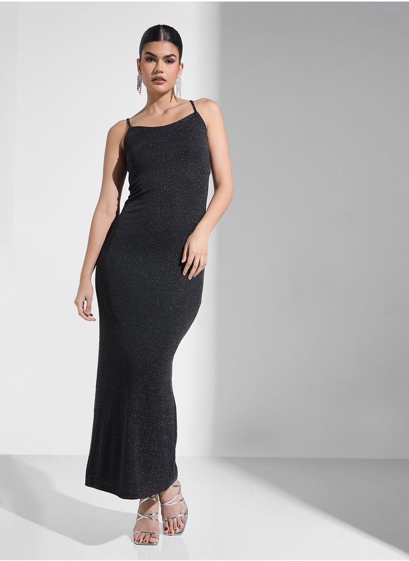 VERO MODA - Glitter Strappy Dress - Image 1
